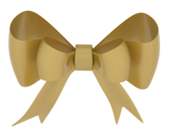 Jewelry bow isolated on background. 3d rendering - illustration png