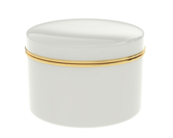 crème pot isolé sur Contexte. 3d le rendu - illustration png