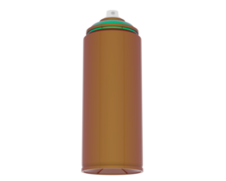 Spray can isolated on background. 3d rendering - illustration png