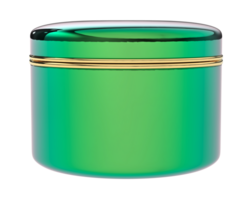 Cream jar isolated on background. 3d rendering - illustration png