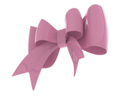 Jewelry bow isolated on background. 3d rendering - illustration png