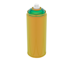 Spray can isolated on background. 3d rendering - illustration png