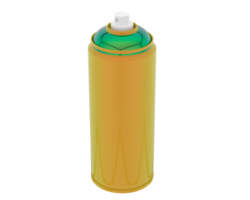 Spray can isolated on background. 3d rendering - illustration png