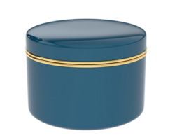 Cream jar isolated on background. 3d rendering - illustration png