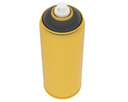 Spray can isolated on background. 3d rendering - illustration png