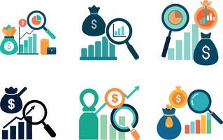 Investment Trading Economy Graph vector