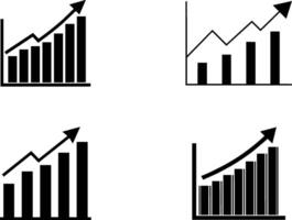 Banking Sector Economy Graph vector