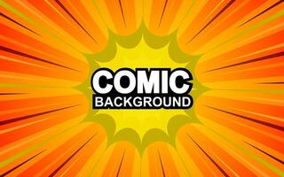 Comic background design pop art illustration vector