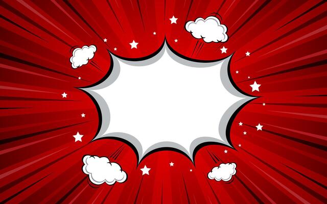 Blank comic abstract pop art background. illustration eps 10.