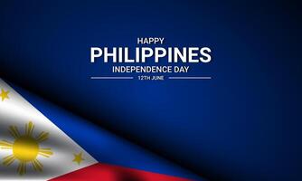 Philippines Independence Day Background Design. vector