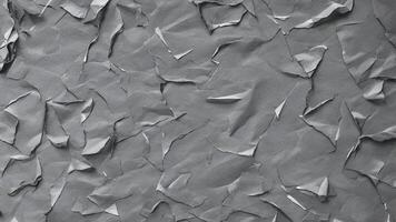 Torn gray paper background photo