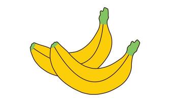 plátano Fruta diseño. vector