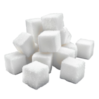 sugar cubes on a transparent background AI-Generated png