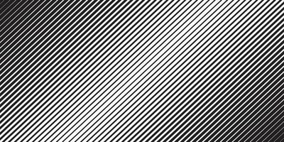 Halftone diagonal stripes lines in black and white. Stripes gradient pattern shape for background design. vector
