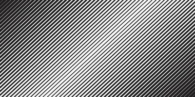 Halftone diagonal stripes lines in black and white. Stripes gradient pattern shape for background design. vector