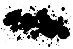 Ink Splatter Paint Abstract Blot and Splash with Drop's. Abstract Grunge Texture. vector