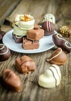 Luxury chocolate candies photo