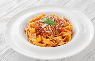 Tagliatelle al ragu photo