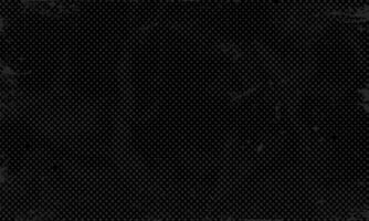 Dark Rough Grunge Gritty Halftone Pattern Subtle Dots on Black Background Distressed Spilled Ink Banner Design vector