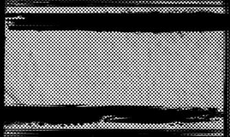 Grungy Dotted Brush Stroke Halftone Texture Filter vector