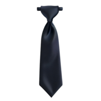 Generated AI a black tie on transparent background png