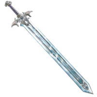 Generated AI the legend of zelda sword of the divine on transparent background png