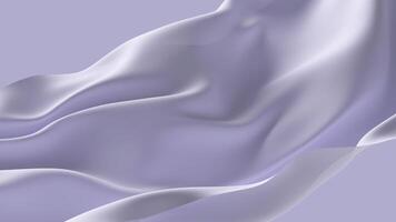 abstrait tendresse bleu violet violet soie Contexte vague tissu satin pastel Couleur en tissu arrière-plan, vague éclaboussure, ondulé texture. flottant matériel. 3d les publicités animation mouvement conception fond d'écran pour les publicités video