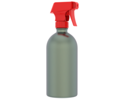 spray garrafa isolado em fundo. 3d Renderização - ilustração png