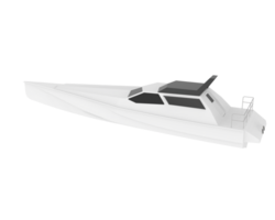 Speedboat isolated on background. 3d rendering - illustration png