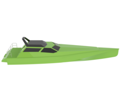 speedboot geïsoleerd Aan achtergrond. 3d renderen - illustratie png