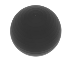 Stabilität Ball isoliert auf Hintergrund. 3d Rendern - - Illustration png