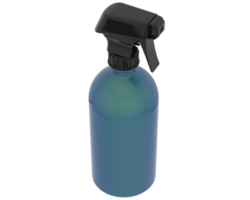 spray garrafa isolado em fundo. 3d Renderização - ilustração png