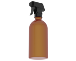 Spray bottle isolated on background. 3d rendering - illustration png