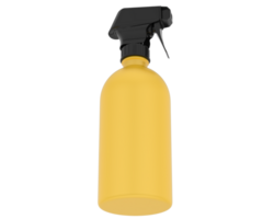 Spray bottle isolated on background. 3d rendering - illustration png