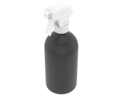 Spray bottle isolated on background. 3d rendering - illustration png