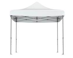 Square promotion tent isolated on background. 3d rendering - illustration png