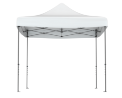 plein Promotie tent geïsoleerd Aan achtergrond. 3d renderen - illustratie png