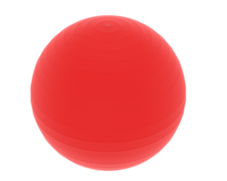 Stabilität Ball isoliert auf Hintergrund. 3d Rendern - - Illustration png