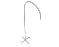 Teardrop flag isolated on background. 3d rendering - illustration png