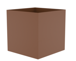 POS store boxes isolated on background. 3d rendering - illustration png