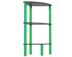 dünn Anzeige Sockel isoliert auf Hintergrund. 3d Rendern - - Illustration png