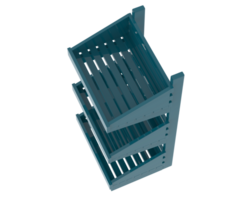 Thin display pedestal isolated on background. 3d rendering - illustration png