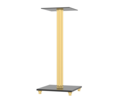 Delgado monitor pedestal aislado en antecedentes. 3d representación - ilustración png