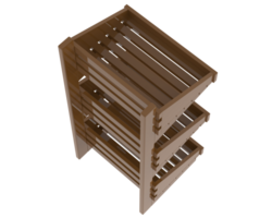 Thin display pedestal isolated on background. 3d rendering - illustration png