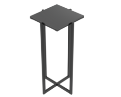 Thin display pedestal isolated on background. 3d rendering - illustration png