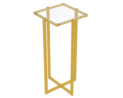 Thin display pedestal isolated on background. 3d rendering - illustration png