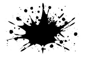 Ink Splatter Paint Abstract Blot and Splash with Drop's. Abstract Grunge Texture. vector