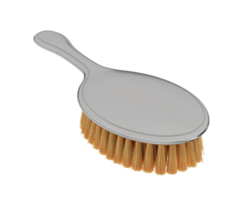 Hair brush isolated on background. 3d rendering - illustration png
