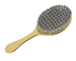 Hair brush isolated on background. 3d rendering - illustration png