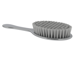 Hair brush isolated on background. 3d rendering - illustration png